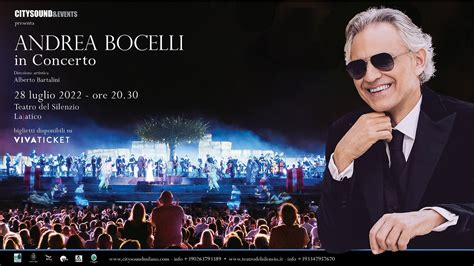 Exceptionally, there will be two concerts this summer. . What to wear to andrea bocelli concert 2022